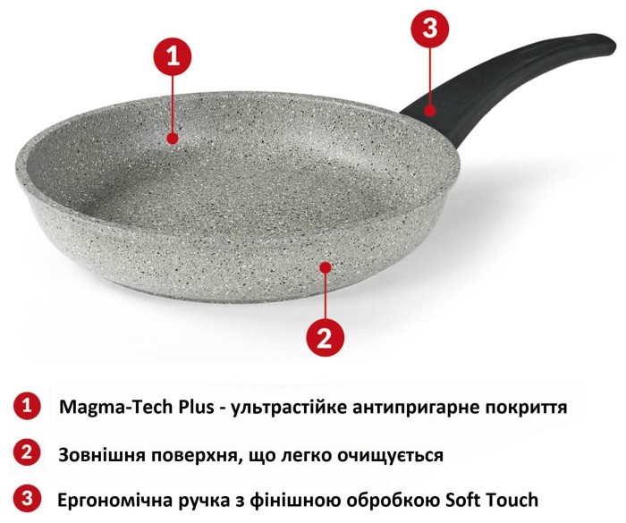 Сковорода Flonal Dura Induction 32 см (DUIPD3230)