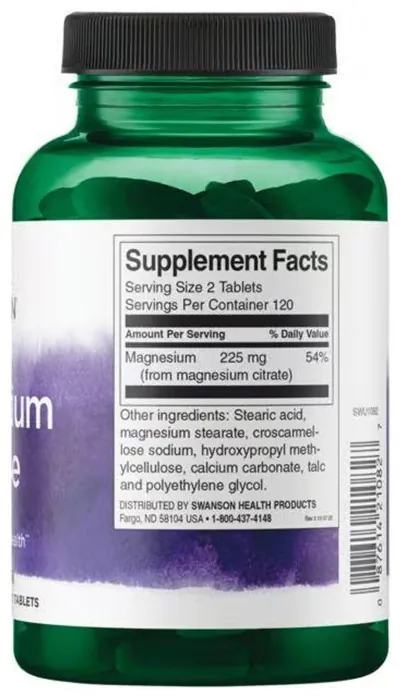 Magnesium Citrate Super Strength - 240 tabs