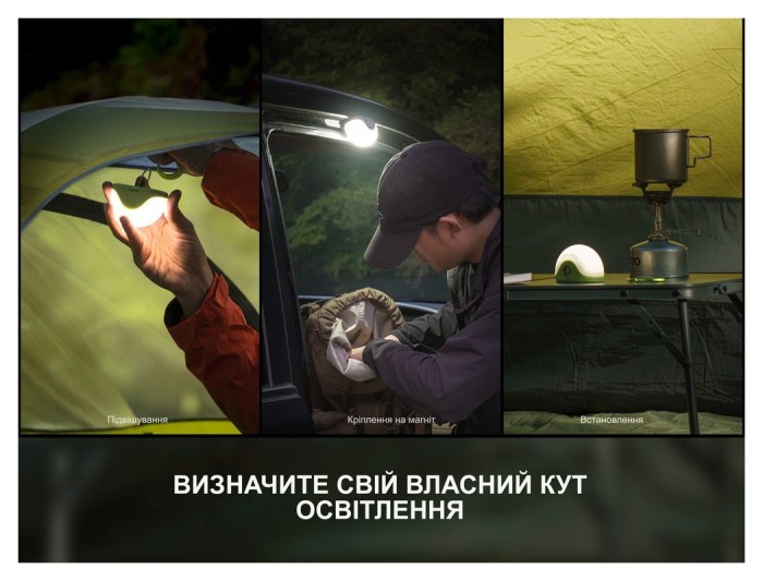 Ліхтар кемпінговий Fenix CL20R Pro, чорний, укр, укр