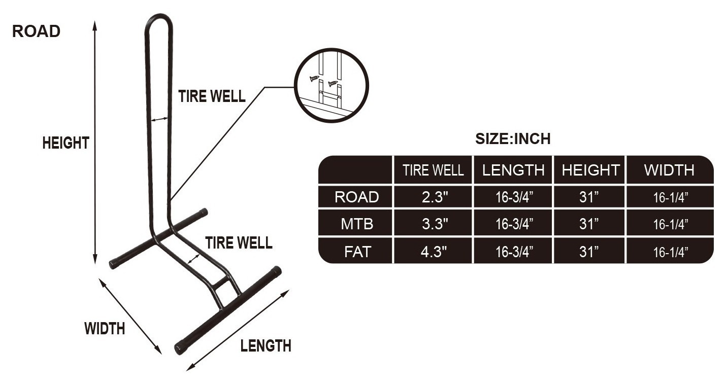 Подставка для велосипеда Cycledesign U-TYPE 4.3 Black (TS0009)