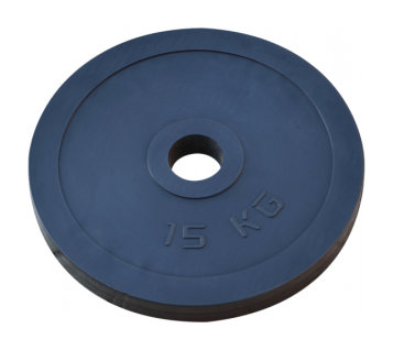Диск RN-Sport сталевий гумовий 15 кг - 51 мм