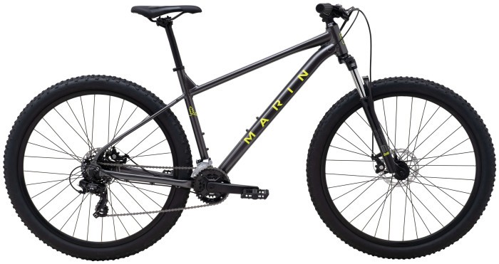 Велосипед 27,5" Marin BOLINAS RIDGE 1 рама - M Charcoal Yellow B6, укр, укр