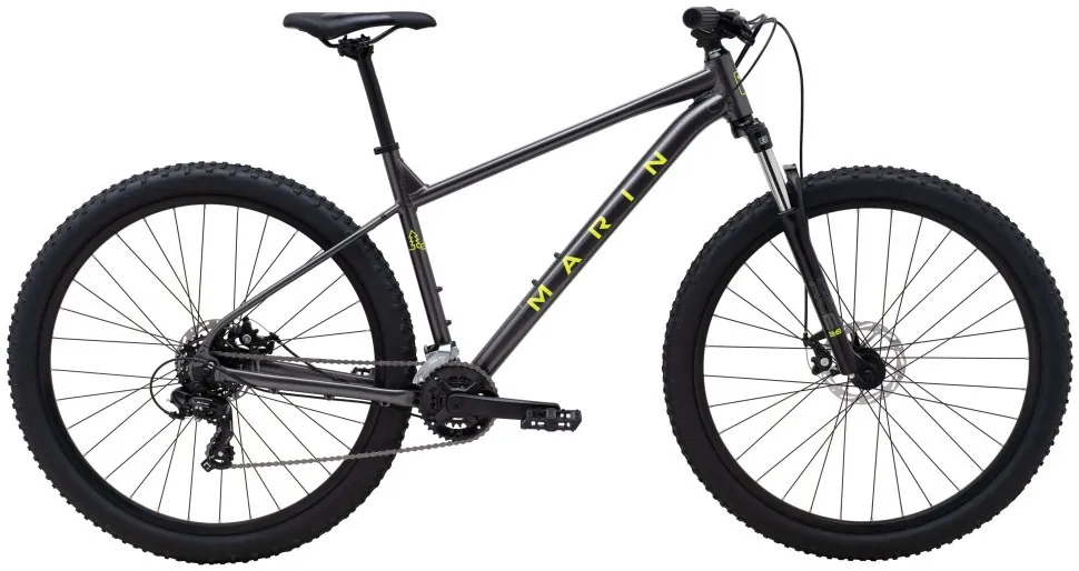 Велосипед 27,5" Marin BOLINAS RIDGE 1 рама - M Charcoal Yellow B6 (SKE-41-34)