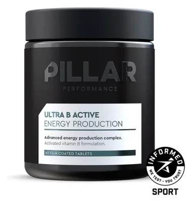Витамины PILLAR Performance Ultra B Active 60 таблеток