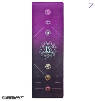 Килимок для йоги EasyFit Chakra Flow (замша-каучук)