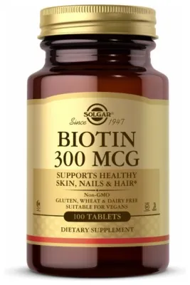 Biotin 300 mcg - 100 Tabs