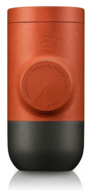Портативная эспрессо-кофеварка Wacaco Minipresso GR2, механическая, для молотого кофе, оранжевый