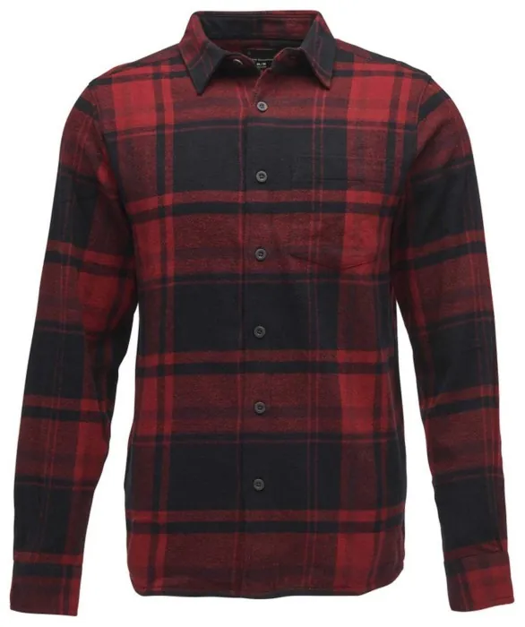 Рубашка мужская Black Diamond M Project Flannel, Red Rock/Black Plaid, S