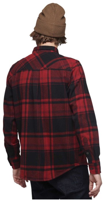 Рубашка мужская Black Diamond M Project Flannel, Red Rock/Black Plaid, S