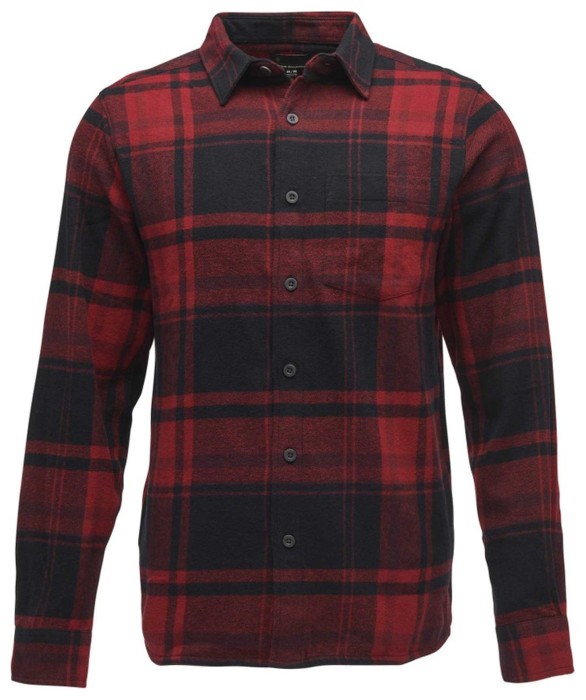 Рубашка мужская Black Diamond M Project Flannel, Red Rock/Black Plaid, S