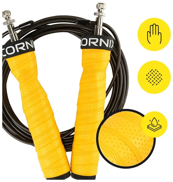 Скакалка скоростная для кроссфита Cornix Speed Rope Pro XR-0521 Yellow