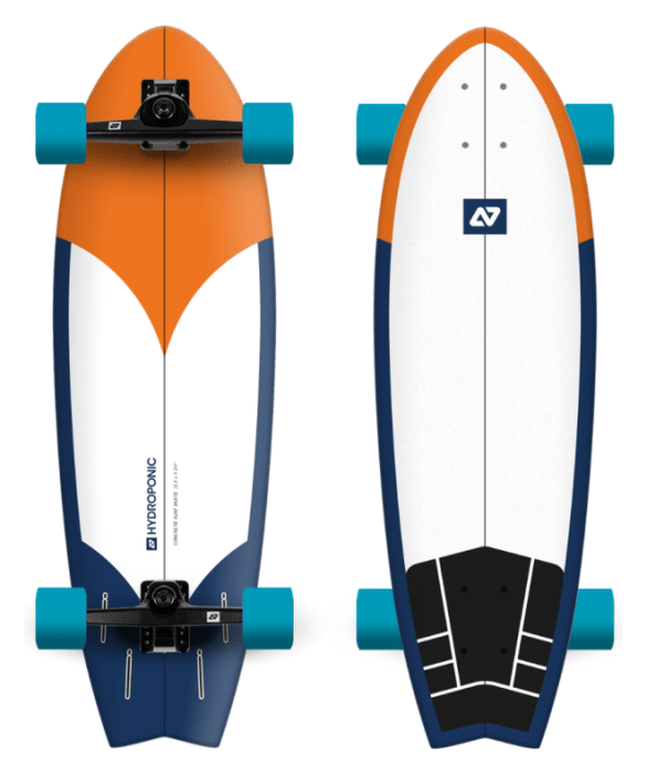 Hydroponic Fish Surf Skate 31,5" серфскейт - Radikal Orange / Navy, укр, укр