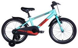 Велосипед ST 18" SPACE KID GEON BH рама-10" бірюзово-червоний 2024 крила Велосипед ST 18" SPACE KID GEON BH рама-10" бірюзово-червоний 2024 крила