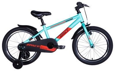 Велосипед ST 18" SPACE KID GEON BH рама-10" бирюзово-красный 2024 крылья