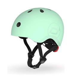 Шолом захисний дитячий Scoot and Ride, ківі, з ліхтариком, 51-53см, укр, укр