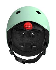 Шолом захисний дитячий Scoot and Ride, ківі, з ліхтариком, 51-53см