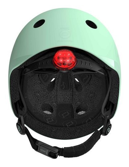 Шолом захисний дитячий Scoot and Ride, ківі, з ліхтариком, 51-53см, укр, укр
