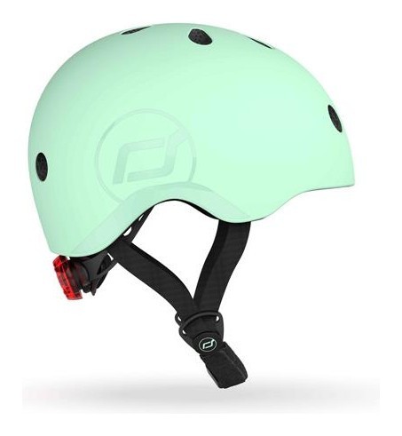 Шолом захисний дитячий Scoot and Ride, ківі, з ліхтариком, 51-53см, укр, укр