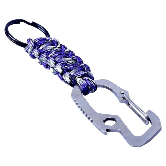 Munkees 6462 брелок Multi-Function Paracord фиолетовый