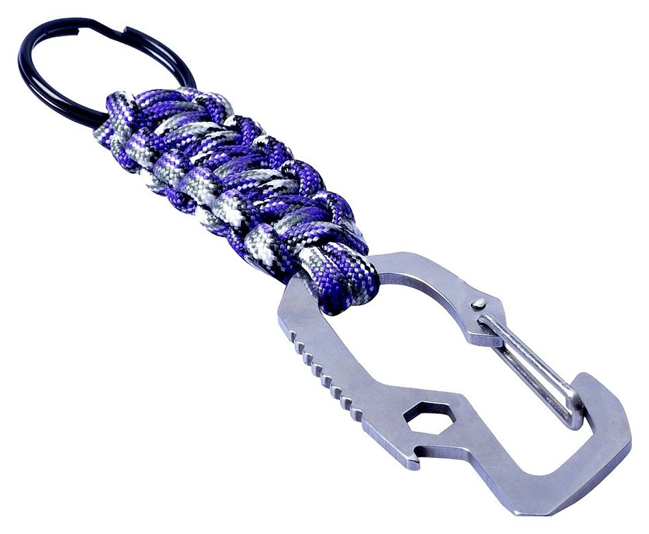 Munkees 6462 брелок Multi-Function Paracord фиолетовый