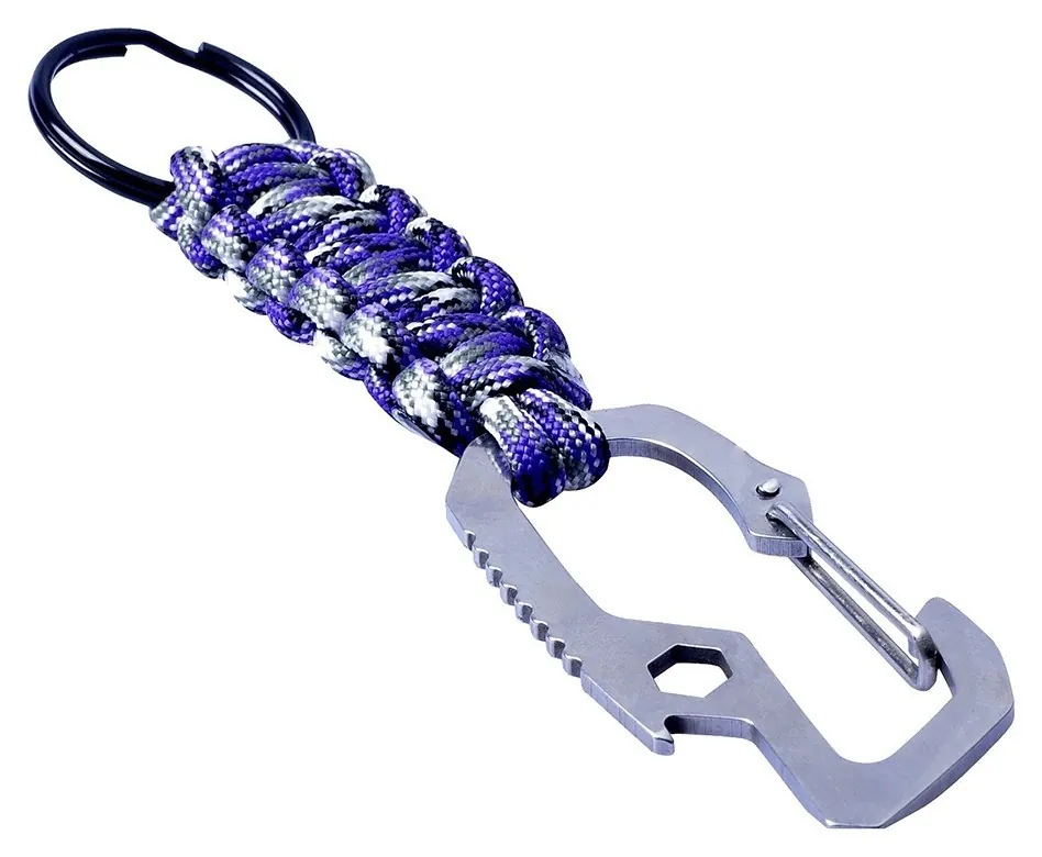 Munkees 6462 брелок Multi-Function Paracord purple (6462-PR)