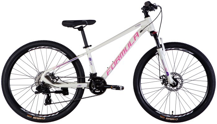 Велосипед AL 26" Formula THOR DD CS рама-13" біло-рожевий 2025, укр, укр