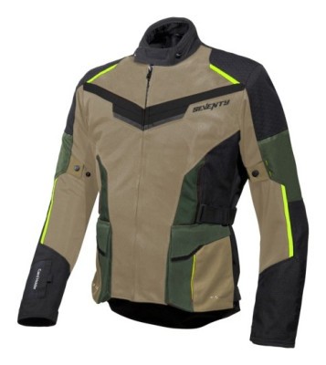Мотокуртка Seventy JT70 ATACAMA Sand Green Yellow