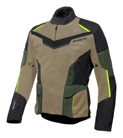 Мотокуртка Seventy JT70 ATACAMA Sand Green Yellow