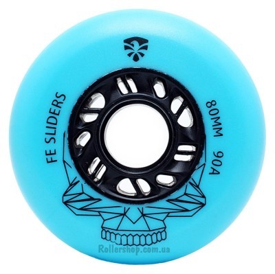 Колеса для роликов Flying Eagle Sliders 90A 4 шт синие 80 мм