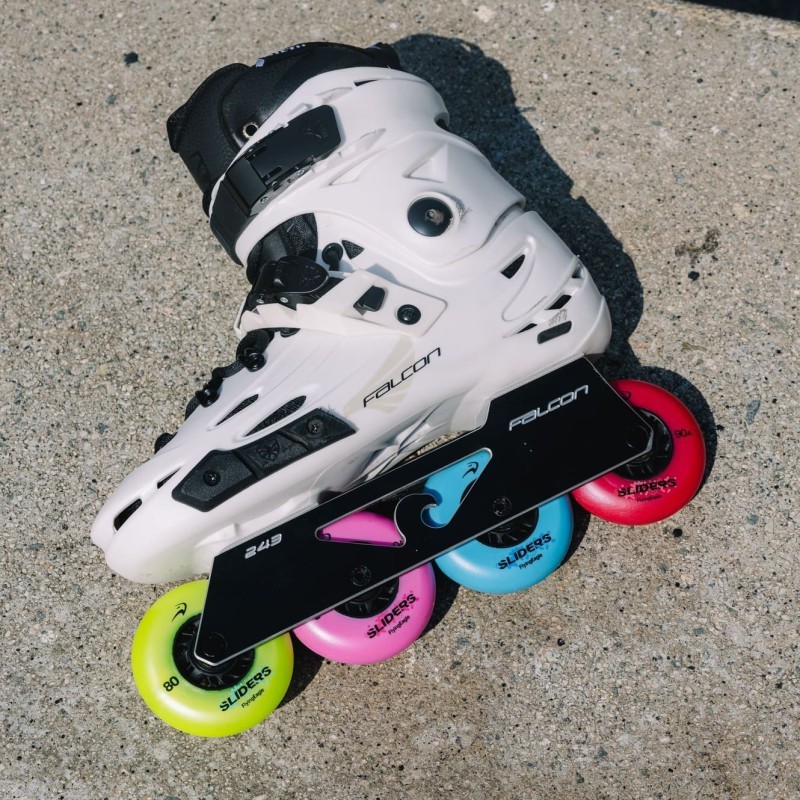 Колеса для роликов Flying Eagle Sliders 90A 4 шт синие 80 мм