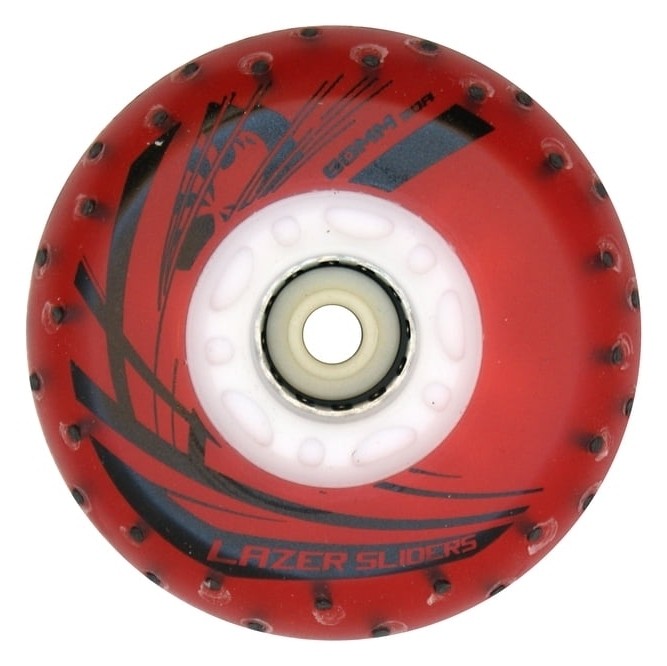Колесо для роликов, светящиеся Flying Eagle Lazer Sliders красные 80 мм