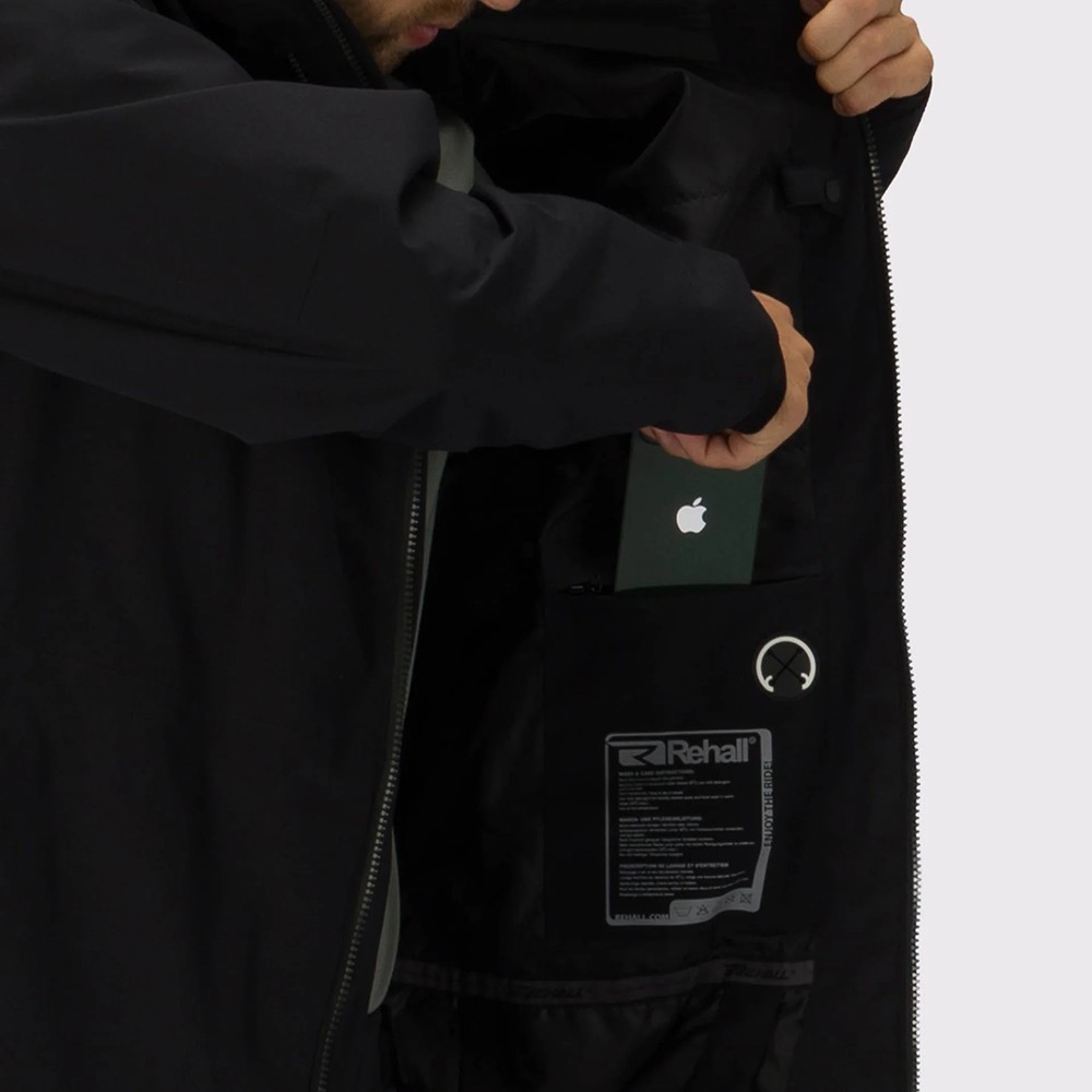 Rehall куртка сноубордична Brasko 2026 blackout L, укр, укр