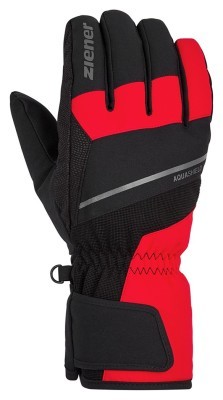 Ziener перчатки лыжные Gezim red 10