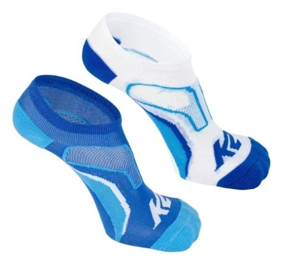 Носки для туризма K2 ACTIVE TECH LOW CUT SOCK 2 PAIRS 35-38 White/ultram+ultram/malibu (11766)