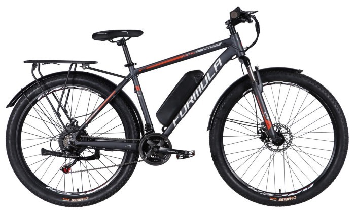 Велосипед з електроприводом 29" AL Formula eMOTION PLUS DD FR рама-19" 36B 12.5А*г 500Вт сіро-сріблястий (матовий) 2026, укр, укр