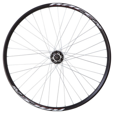 Колесо задн. VLT 26" AL 36H двуст. черн.; Втулка SHUNFENG SF-A210R под диск. под трещотку, цвет черн., на пром. подшипн.