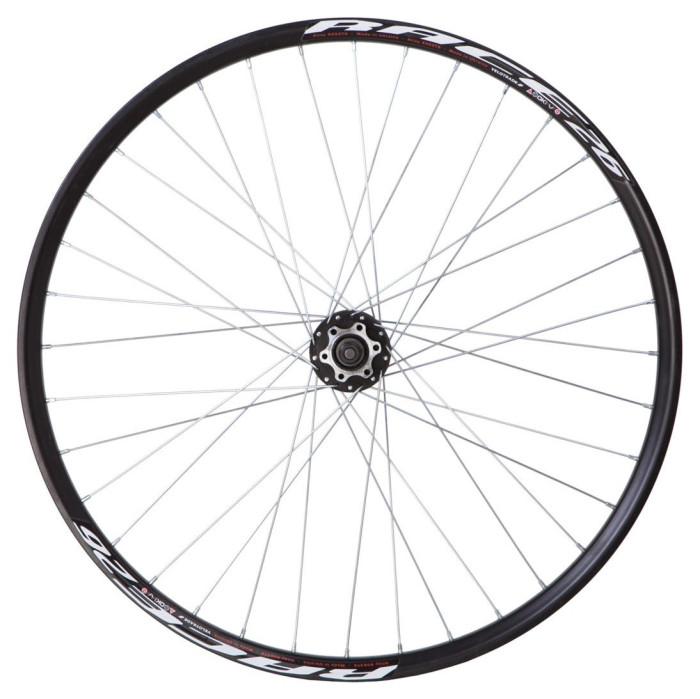 Колесо задн. VLT 26" AL 36H двуст. черн.; Втулка SHUNFENG SF-A210R под диск. под трещотку, цвет черн., на пром. подшипн.