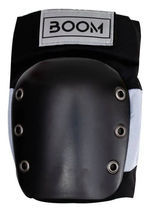 Захист для колін Boom Solid Black/Silver S (GUR-51-13)