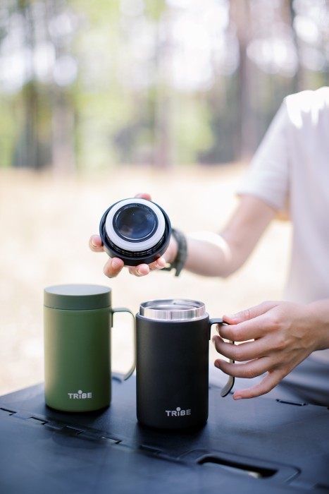 Чашка термос Tribe Adventure Mug 450 мл T-FA-0032, olive