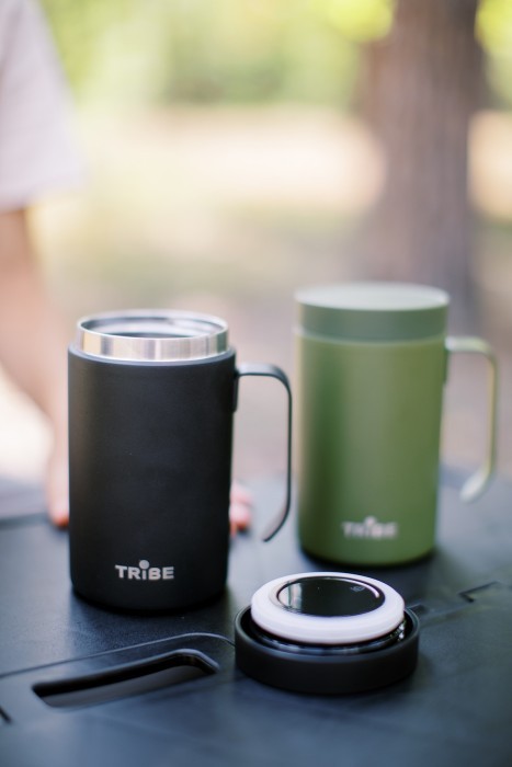 Чашка термос Tribe Adventure Mug 450 мл T-FA-0032, olive