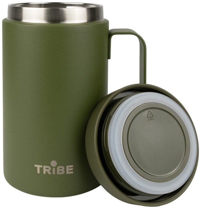 Чашка термос Tribe Adventure Mug 450 мл T-FA-0032, olive