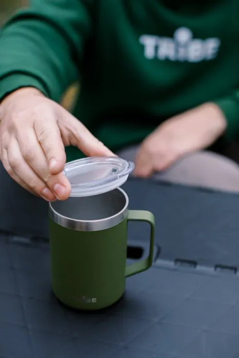 Чашка-термос Tribe Adventure Mug 450 мл T-FA-0032, olive