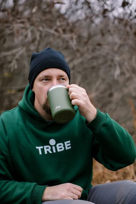 Чашка-термос Tribe Adventure Mug 450 мл T-FA-0032, olive