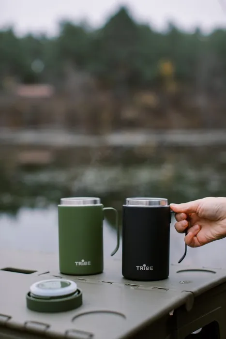 Чашка-термос Tribe Adventure Mug 450 мл T-FA-0032, olive
