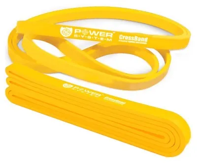 Эспандер-петля (резинка для фитнеса и кроссфита) Power System PS-4051 CrossFit Level 1 Yellow (сопротивление 4-25 кг)