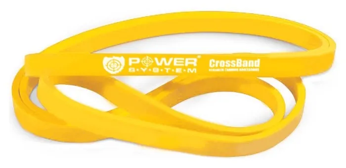 Эспандер-петля (резинка для фитнеса и кроссфита) Power System PS-4051 CrossFit Level 1 Yellow (сопротивление 4-25 кг)