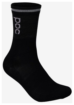 Шкарпетки велосипедні POC Thermal Sock, Sylvanite Grey/Uranium Black, S