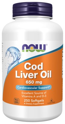 Cod Liver Oil 650mg - 250 sgels