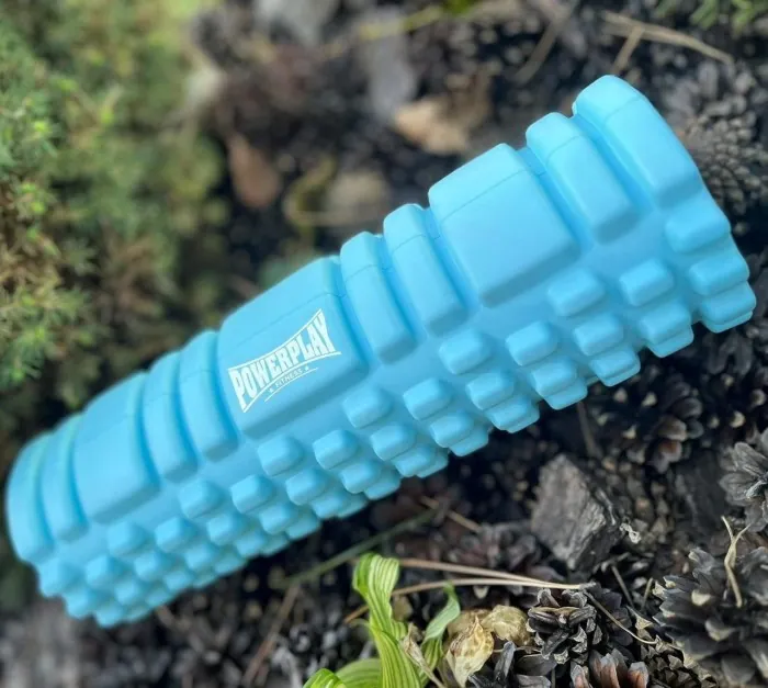 Массажный ролик (роллер) PowerPlay 4342 Massage Roller Синий (30x10см.)