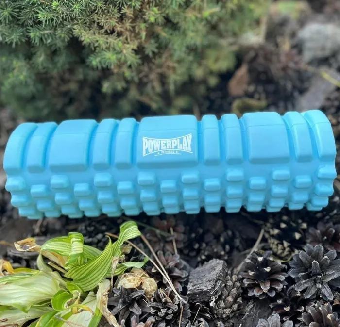 Массажный ролик (роллер) PowerPlay 4342 Massage Roller Синий (30x10см.)